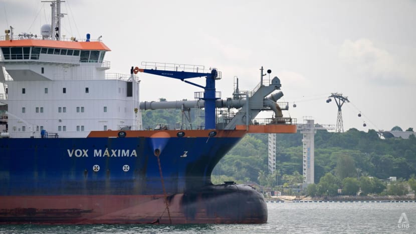 Four crew members of Dutch dredger that caused 2024 Singapore oil spill plead guilty Four crew members of Dutch dredger that caused 2024 Singapore oil spill plead guilty