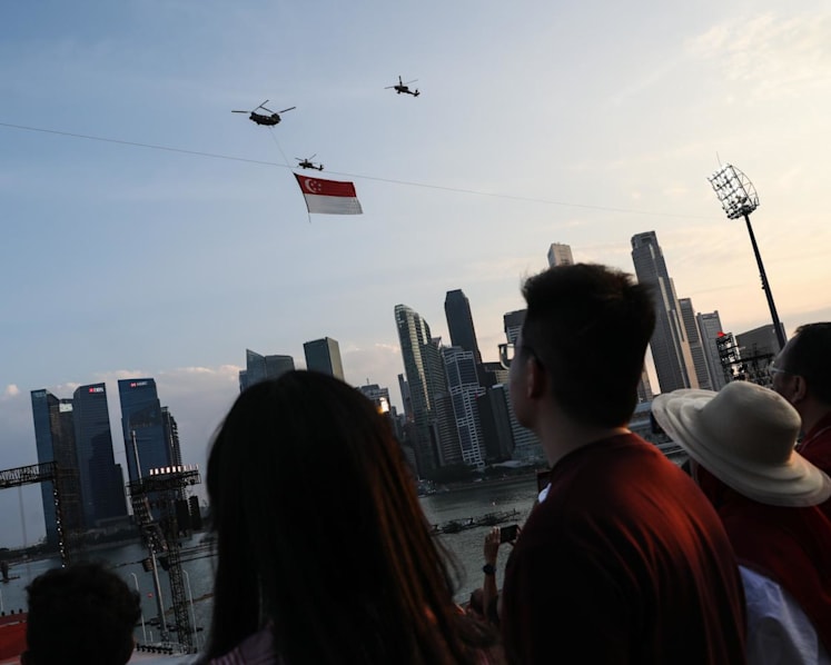 S'pore celebrates 57th birthday in full force, with first large-scale NDP since pandemic capturing the highs and lows