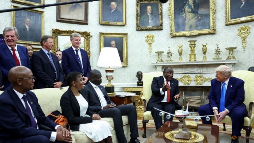 South Africans exasperated by Trump false claims during Ramaphosa meeting South Africans exasperated by Trump false claims during Ramaphosa meeting