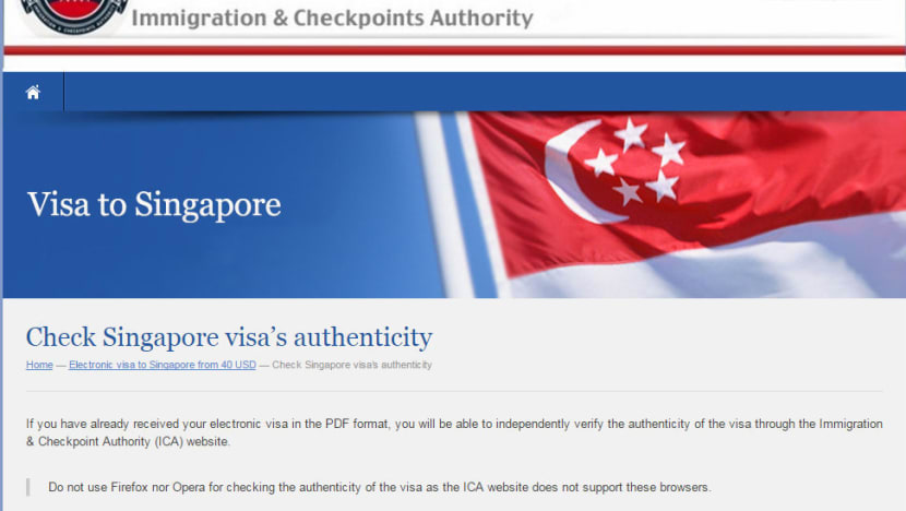 ICA warns about fake phishing website, police report made