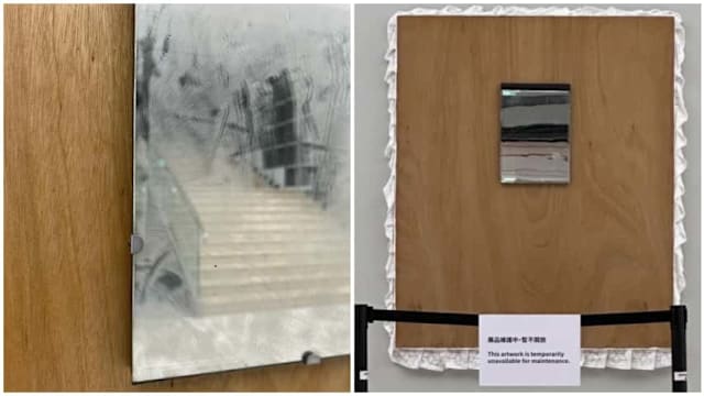 以为镜子惹尘拿纸来擦 志工毁40年艺术品