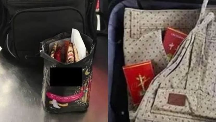 Wanita ditangkap sembunyikan 7 paket rokok dalam tuala wanita Wanita ditangkap sembunyikan 7 paket rokok dalam tuala wanita