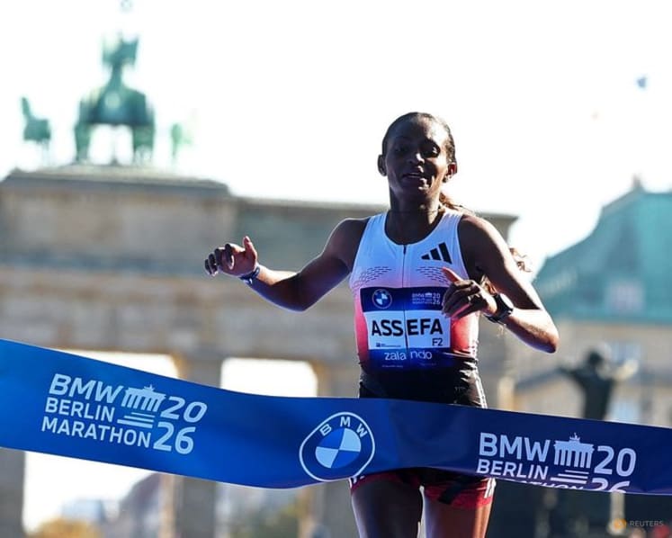 Ethiopia's Assefa suffers late cramps to miss out on world record in Berlin