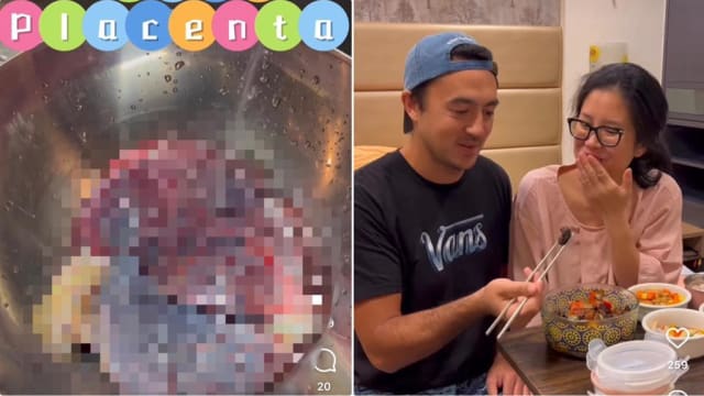 台湾男将妻子胎盘煮来吃 称味道像猪肝引热议