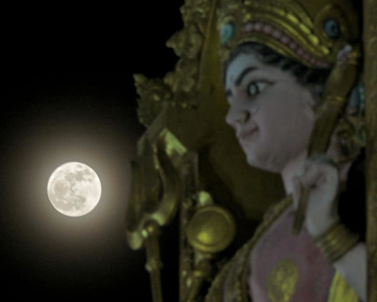 First supermoon of the year rises over Singapore