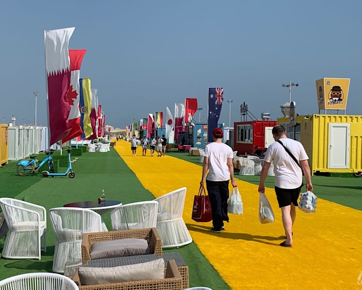 Container cabins in the desert: Fans check into village as World Cup kick-off nears