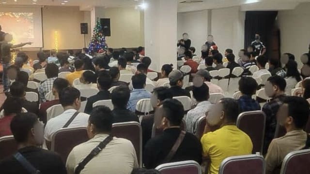 非法外劳马国酒店办圣诞聚会  疑遭举报69人被捕