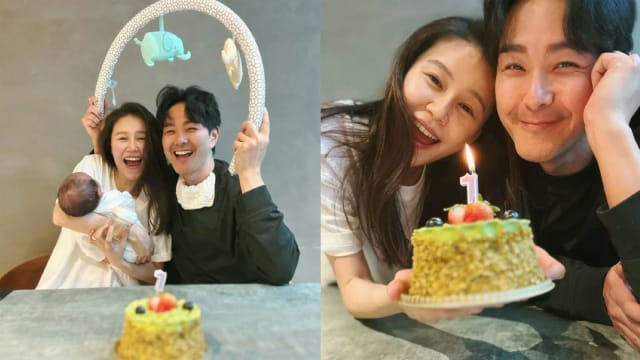 黄翠如、萧正楠“七年不痒”！宝宝满月巧遇结婚周年