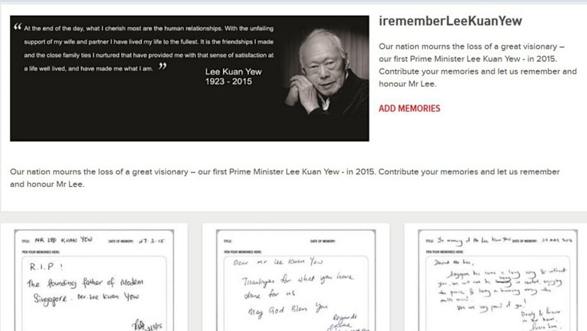 Digital archiving of tributes to Mr Lee to take till year’s end