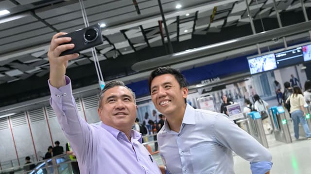 同马国部长预览兀兰北地铁站 萧振祥：两地地铁站建设进展顺利