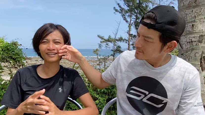 Netizens Say Chris Wang’s Wife Looks Like His Helper; He Responds By Revealing Their Painful Dating  History