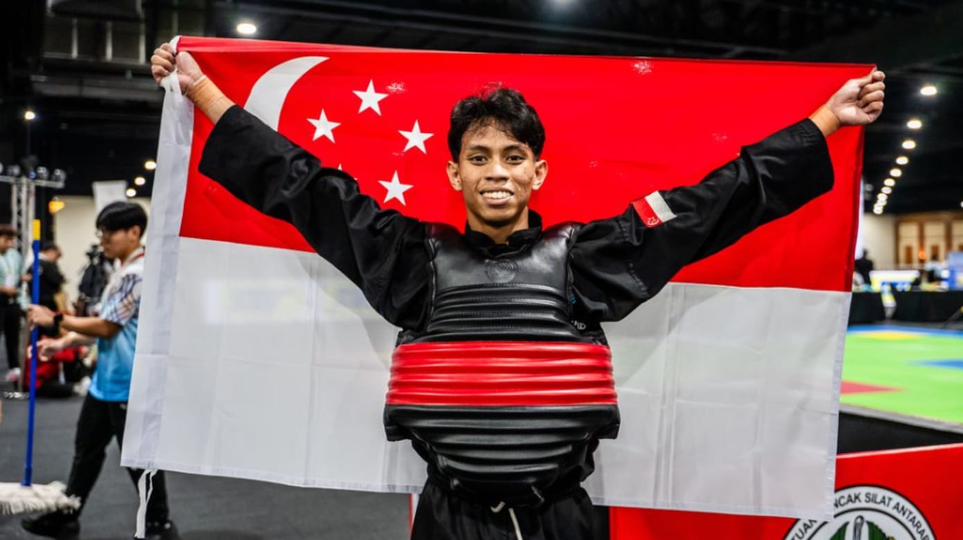 男子对打项目力挫印尼 马来武术摘本届首金