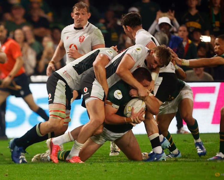 Sloppy Springboks secure 43-0 win over Wales in Nations Championship
