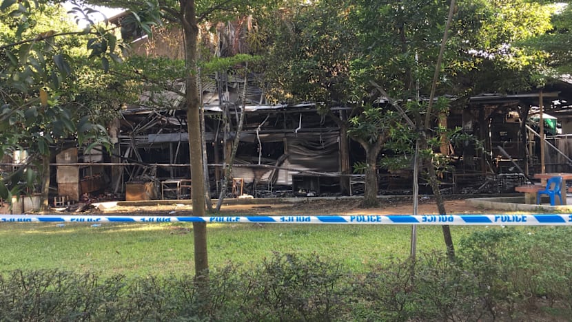 Fire guts Jurong West wet market, coffee shop