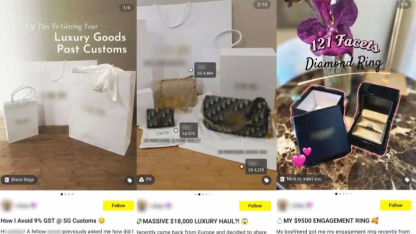 Wanita didenda S$18,000 kerana elak GST; muat naik pembelian barangan mewah di media sosial