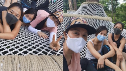Belinda Lee Hung Out With Zoe Tay & Tracy Lee At Botanic Gardens After Coming Back From The US And Completing Her SHN