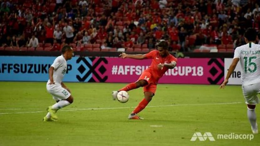 Piala AFF Suzuki: S'pura tewaskan Indonesia 1-0, Hariss Harun jaring gol kemenangan Piala AFF Suzuki: S'pura tewaskan Indonesia 1-0, Hariss Harun jaring gol kemenangan