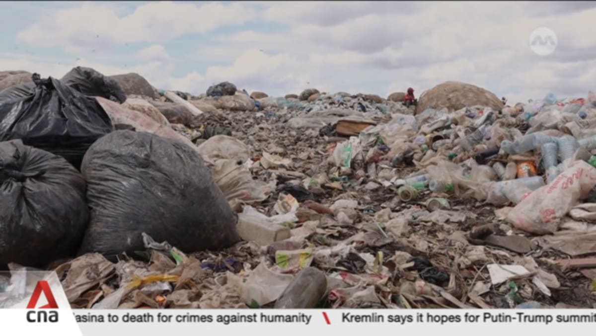 Africa's largest Lake Victoria being choked by plastic waste
