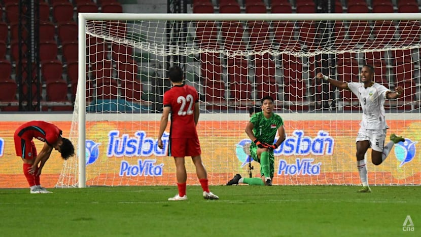 Football: Singapore beaten 3-1 by Timor-Leste, putting Young Lions on brink of SEA Games elimination