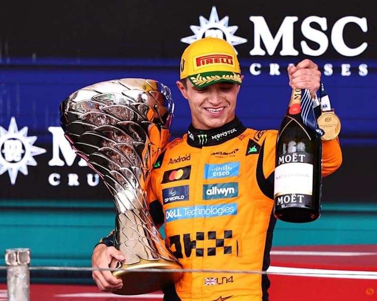 Norris now clear favourite for F1 title, barring late twist