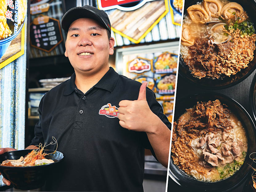 26-Year-Old Hawker Sells Yummy Pao Fan With Ib&eacute;rico Pork & Abalone