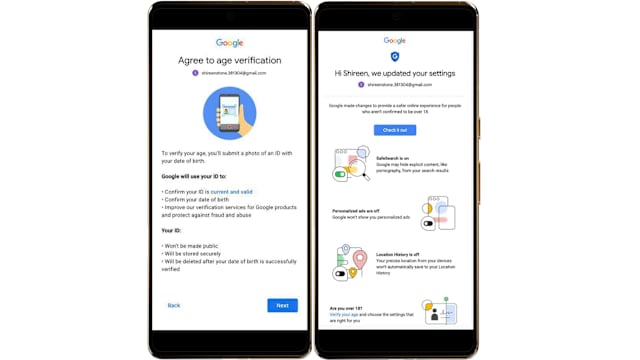 谷歌年龄验证措施今天启动 识别本地未成年用户