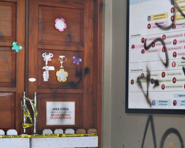 Outcry in Indonesia after police find toddlers tied up at daycare centre