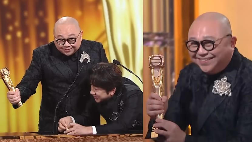 Emotional Win Turns Comical As Bob Lam Breaks Best Male Host Trophy At TVB Anniversary Awards