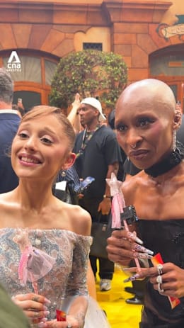 Pei Pa Koa and Grammys: Wicked stars Ariana Grande and Cynthia Erivo in Singapore