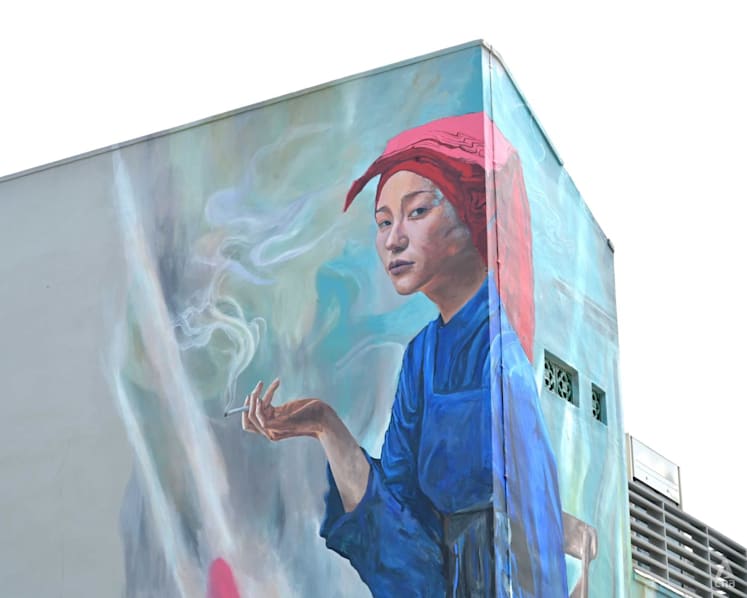 Smoking samsui woman mural to be retained in full, building owner fined for not seeking approval