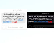 Police warn of phishing scams impersonating LTA, targeting Singaporean travellers to Malaysia