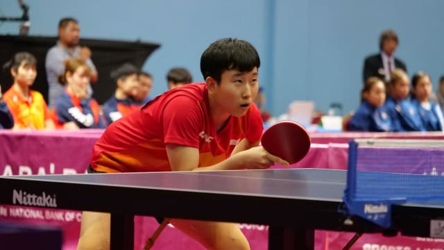 我国乒乓女团第二场小组赛0比3败给马国
