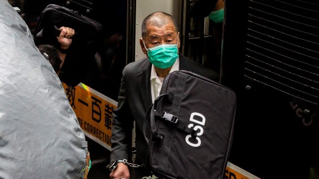 香港法院驳回撤销黎智英煽动叛乱罪请求 案件下个月续审