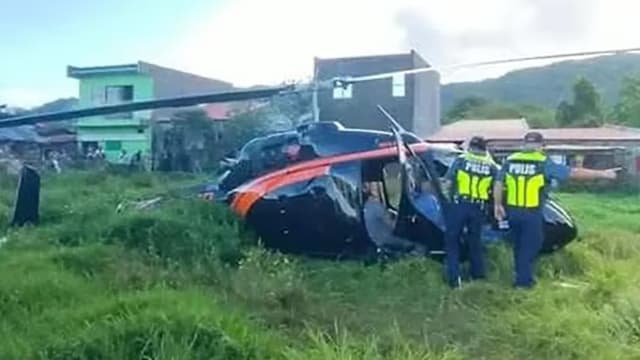 菲律宾直升机坠毁 一马国人及一菲律宾人遇难