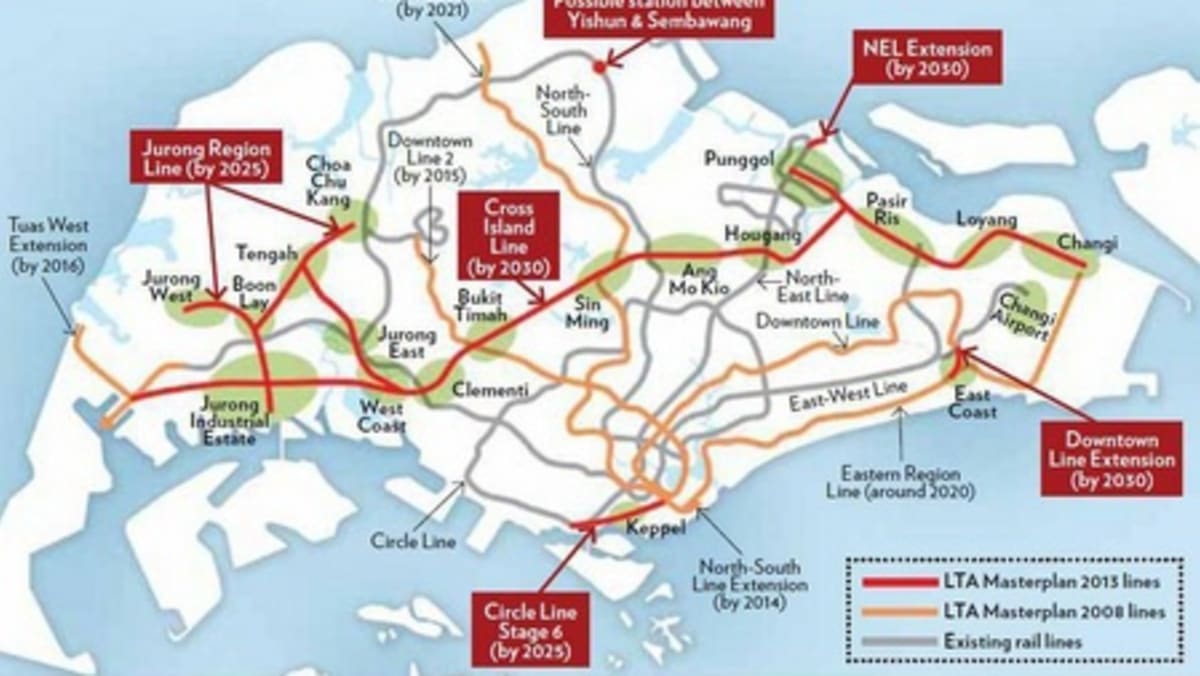 Rail network to be doubled, with 2 new MRT lines by 2030 - TODAY