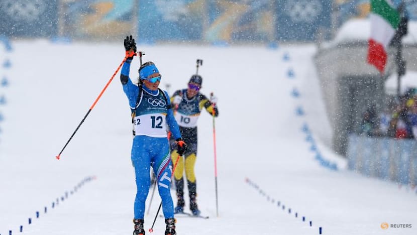 Biathlon-Italy's Wierer brings down curtain on career with last hurrah