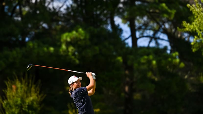 Singapore's Shannon Tan holds two-shot lead at halfway mark of Asian Games golf