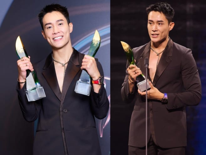 Actor Tyler Ten will treat himself to Shin Ramyun instant noodles after winning big at Star Awards 2025