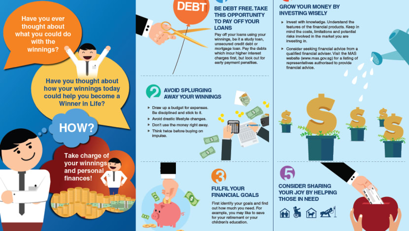 Singapore Pools to help winners hang on to winnings