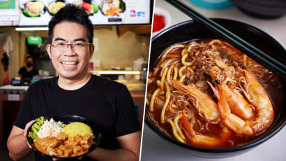 Retrenched General Manager Sells Comforting Halal Prawn Mee & Sambal Stingray At Hawker Stall