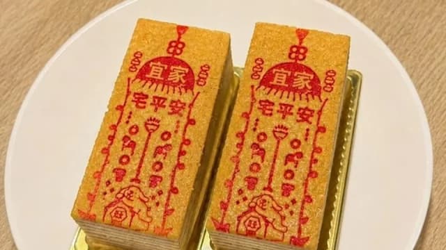 台湾IKEA鬼月卖平安符蛋糕，吃完“宜家”平安