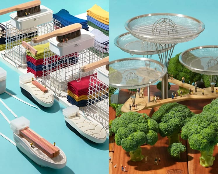 Muji Plaza Singapura has a free exhibition of artworks made out of Muji items