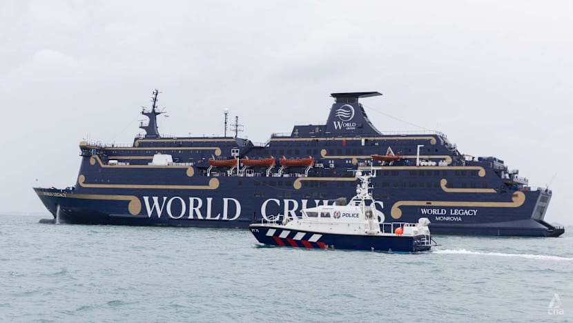 Indonesian crew member dead after fire on Singapore-bound cruise ship