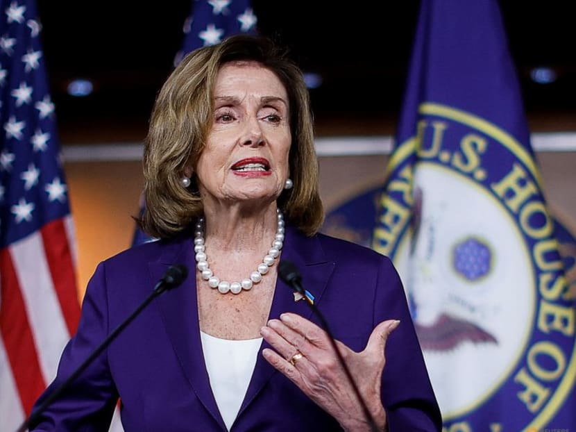 FILE PHOTO: US House Speaker Nancy Pelosi addresses reporters during a news conference at the US Capitol in Washington, US, July 29, 2022. FILE PHOTO: US House Speaker Nancy Pelosi addresses reporters during a news conference at the US Capitol in Washington, US, July 29, 2022.