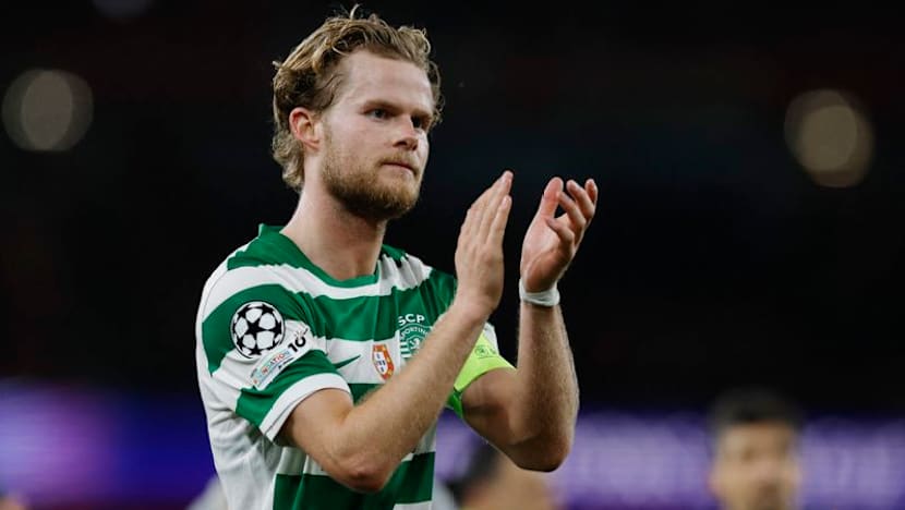 Atletico Madrid sign Denmark midfielder Hjulmand from Sporting