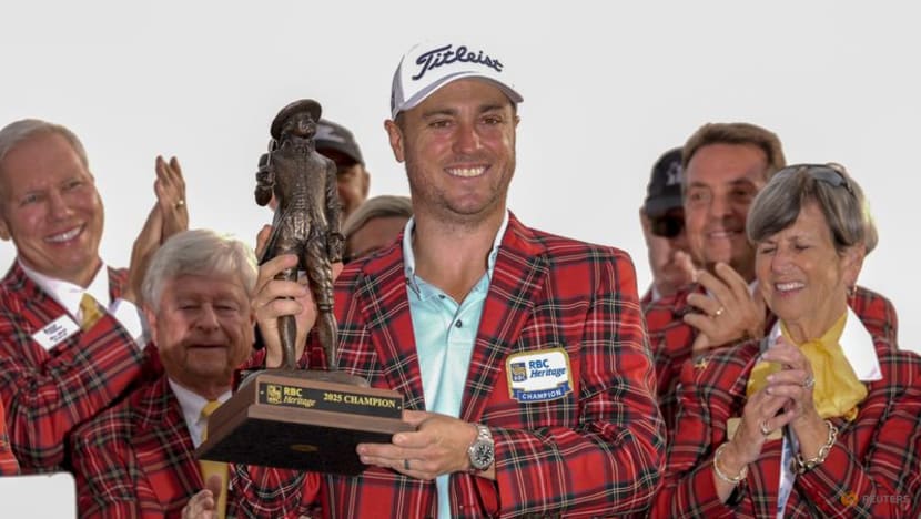 Justin Thomas wins RBC Heritage in playoff to end drought