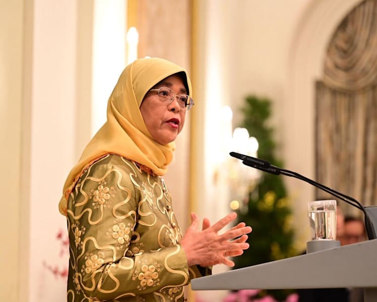 Former president Halimah Yacob files police report over deepfake video of her criticising the government