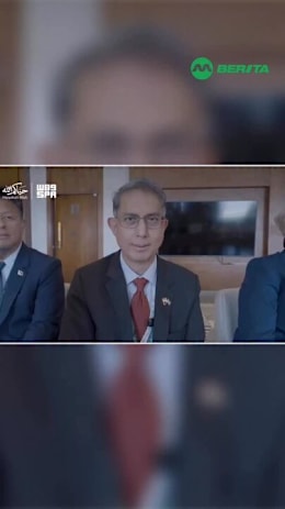 Dalam video yang dimuatnaikkan Saudi Press Agency,