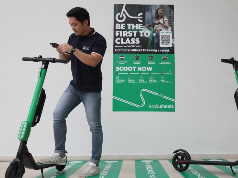 Students and staff members from the National University of Singapore must now wear helmets when using e-scooters on campus. GrabWheels users in the university also have to go for training and pass a test before they can use the service.
