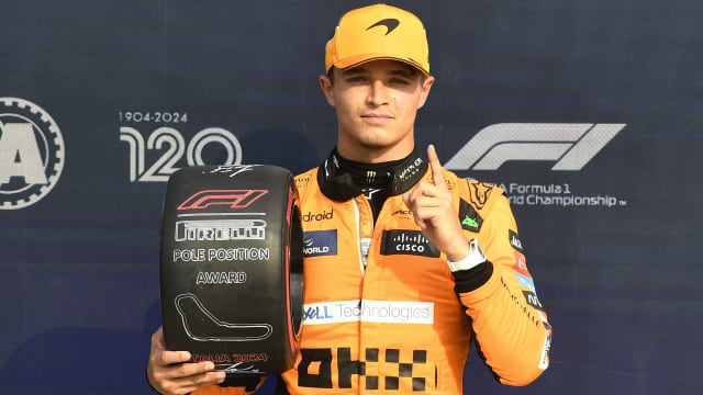F1意大利大奖赛：迈凯伦车队诺里斯取得杆位